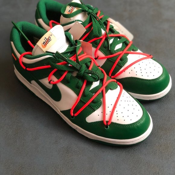 Off-White × Dunk Low Pine Green - Picture 4 of 5